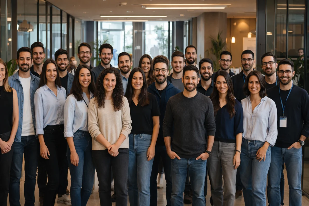 Task360 full team group photo at Istanbul headquarters