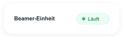 Projektor Betriebsstatus