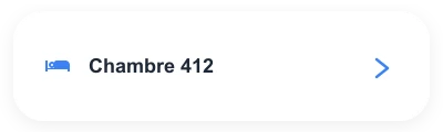 Emplacement Chambre 412
