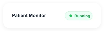 Patient monitor malfunction completed