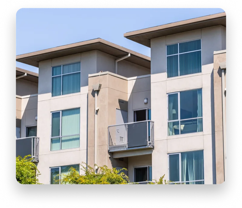 Modern residential property building