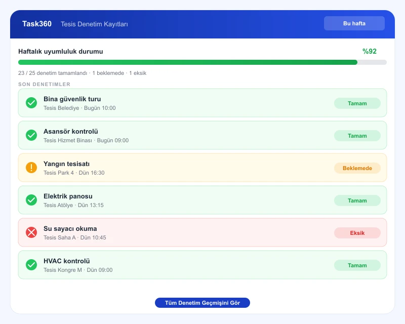 Task360 compliance and audit traceability for public sector